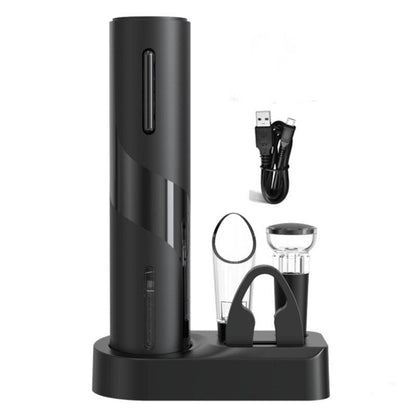 Vino Magic Electric Wine Opener | Effortless Cork Removal, Stainless Steel - Hartwella