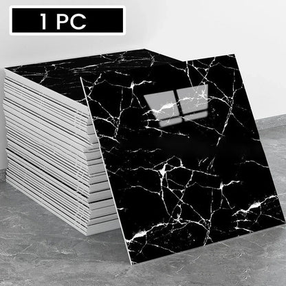 Vinyluxe Peel & Stick Tiles | Waterproof Vinyl, Slip-Resistant, Set of 5 - Hartwella