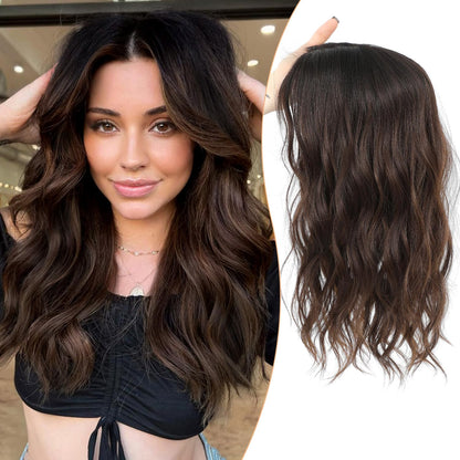 Viora Wavy Hair Topper | Seamless, Lightweight Volume Extension for Women - Hartwella