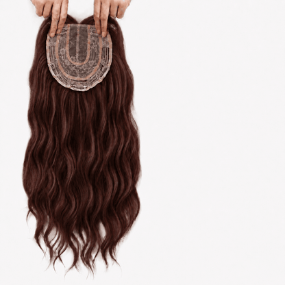 Viora Wavy Hair Topper | Seamless, Lightweight Volume Extension for Women - Hartwella
