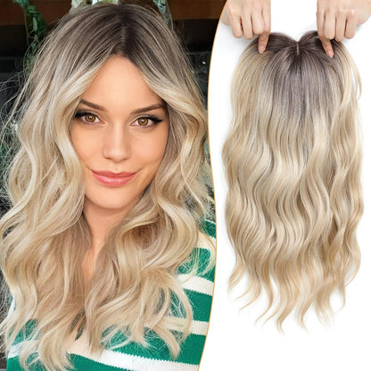 Viora Wavy Hair Topper | Seamless, Lightweight Volume Extension for Women - Hartwella