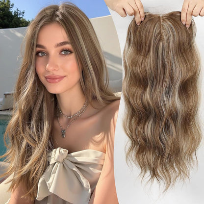 Viora Wavy Hair Topper | Seamless, Lightweight Volume Extension for Women - Hartwella