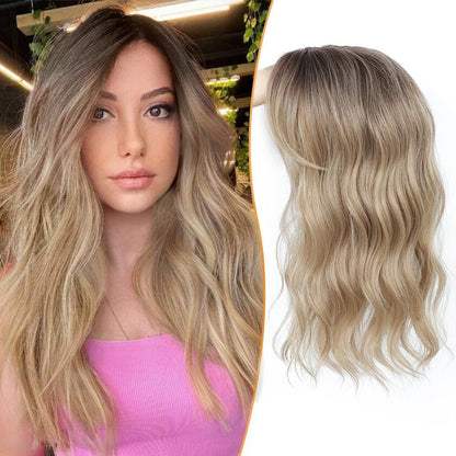Viora Wavy Hair Topper | Seamless, Lightweight Volume Extension for Women - Hartwella