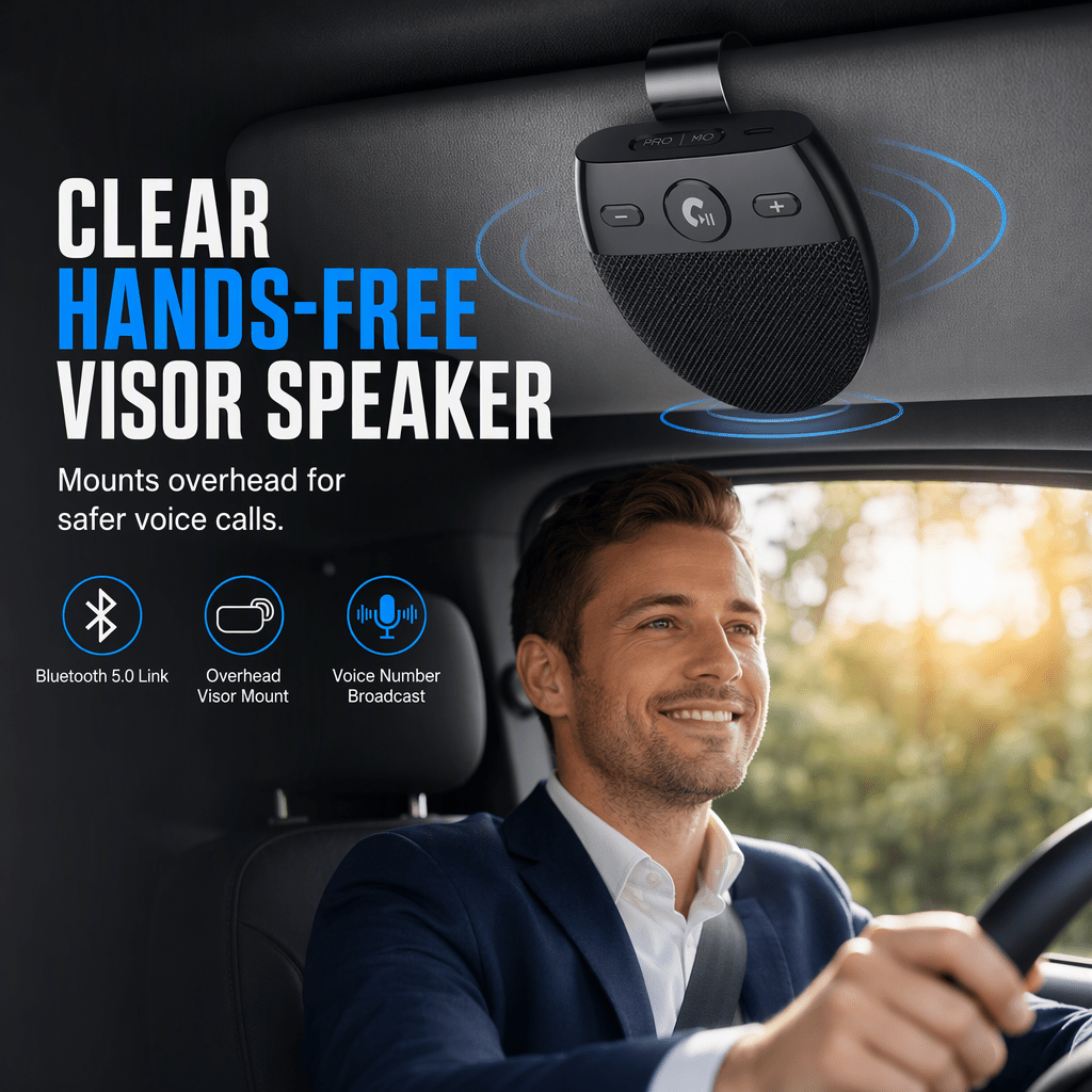 Visora™ Bluetooth Sun Visor Speakerphone