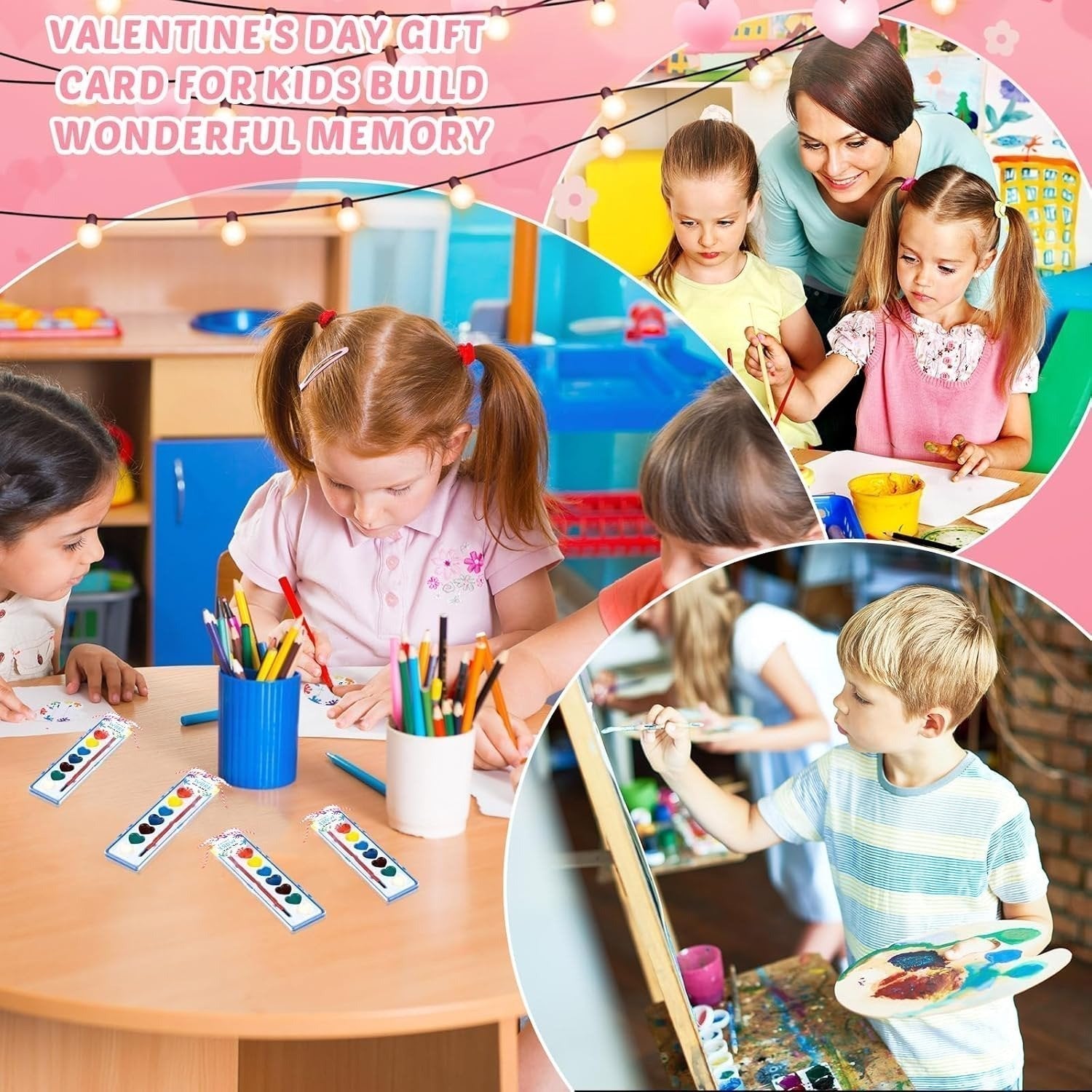 Viva Mini Watercolor Paint Set | Heart-Shaped, Beginner-Friendly - Hartwella