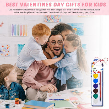Viva Mini Watercolor Paint Set | Heart-Shaped, Beginner-Friendly - Hartwella