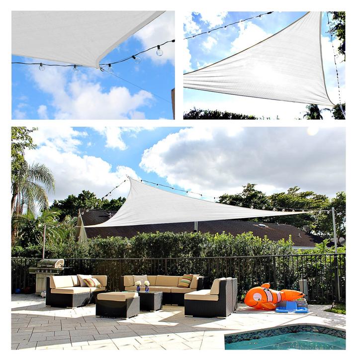Viva Sun Shade Sail | Waterproof UV Protection for Patio and Outdoor Spaces - Hartwella