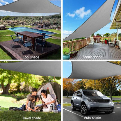 Viva Sun Shade Sail | Waterproof UV Protection for Patio and Outdoor Spaces - Hartwella