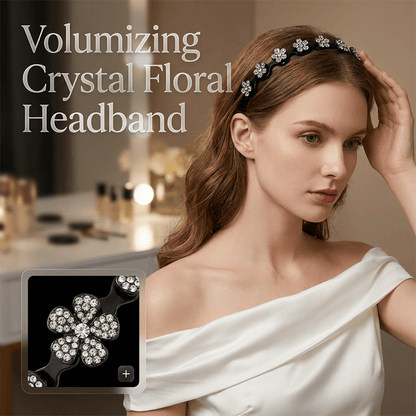 Viva Wavy Headband Set | Rhinestone Butterfly Design for Women - Hartwella