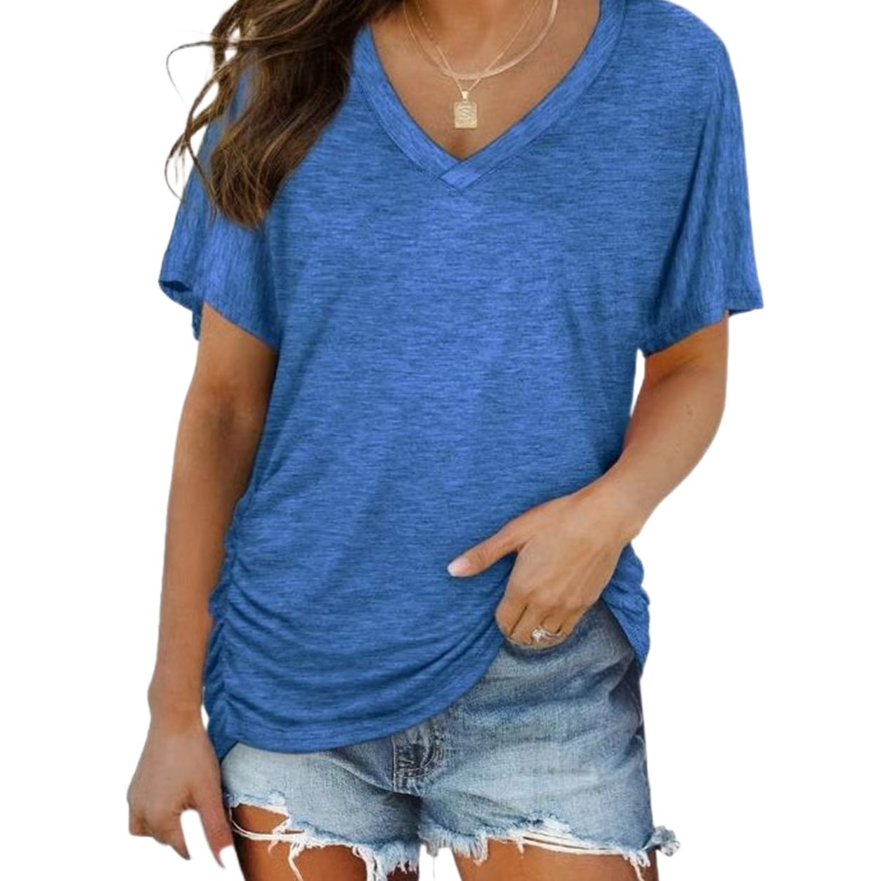 Viva Women's Tee | Ultra-Soft Cotton Blend, Flattering V-Neck - Hartwella