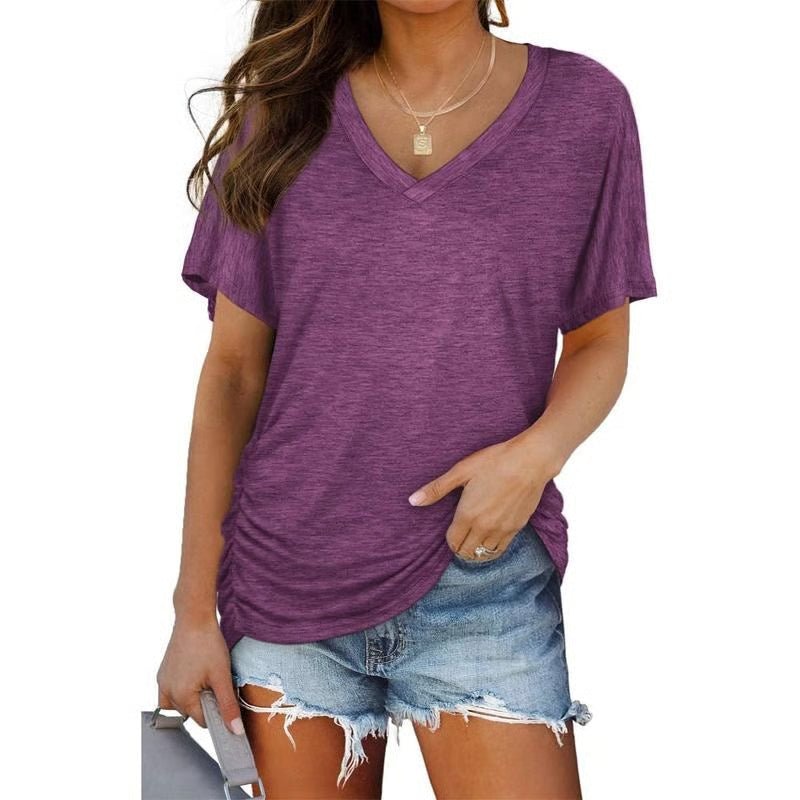Viva Women's Tee | Ultra-Soft Cotton Blend, Flattering V-Neck - Hartwella