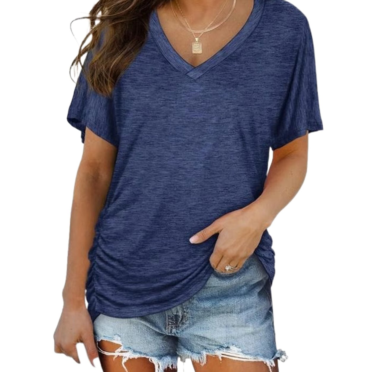 Viva Women's Tee | Ultra-Soft Cotton Blend, Flattering V-Neck - Hartwella