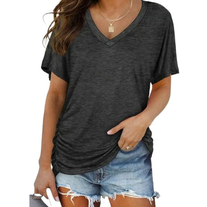 Viva Women's Tee | Ultra-Soft Cotton Blend, Flattering V-Neck - Hartwella