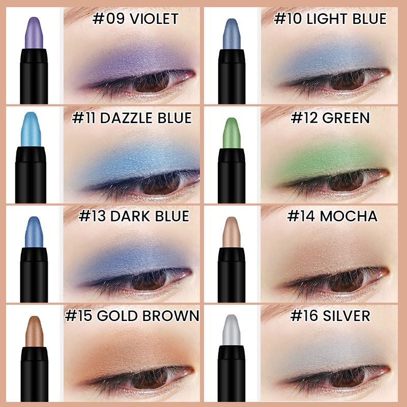 Vivid Eye Shadow Pencil | Waterproof, Long - Lasting Cream Eyeshadow Stick - Hartwella