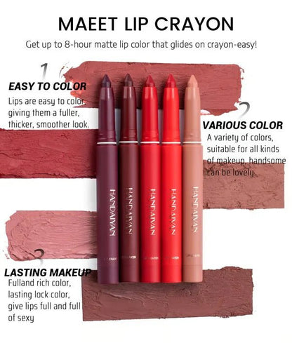 VividKiss Lip Pencil | Rotating Matte, Hydrating Formula - Hartwella