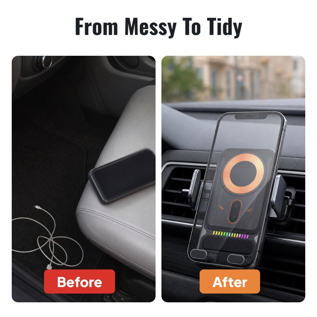 Voltix™ Wireless Fast Charging Car Mount - Hartwella