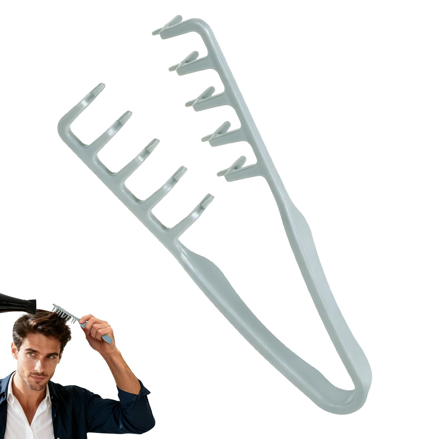 Volumax Volumizing Comb | Wide Tooth, Fluffy Texture - Hartwella