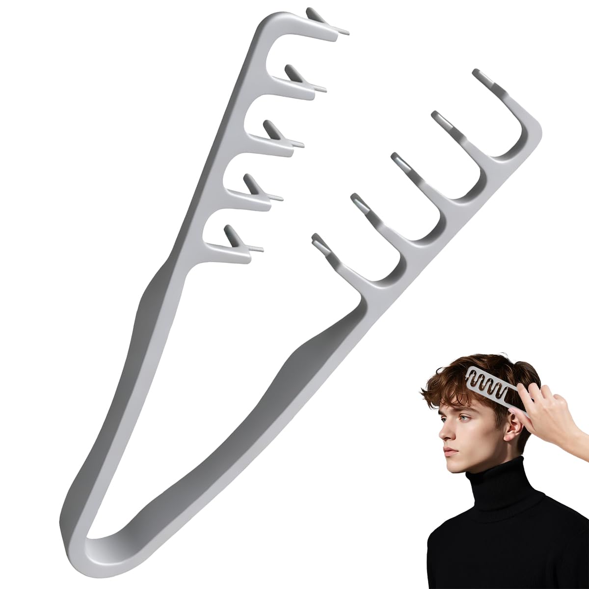 Volumax Volumizing Comb | Wide Tooth, Fluffy Texture - Hartwella