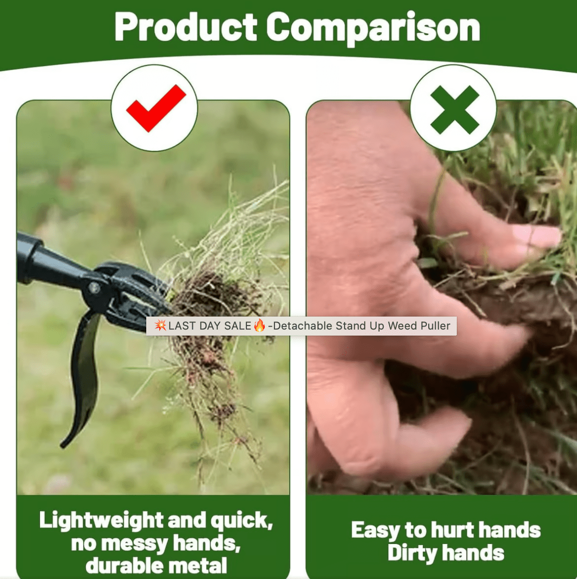 Wanda Garden Tool | Ergonomic Weed Removal - Hartwella