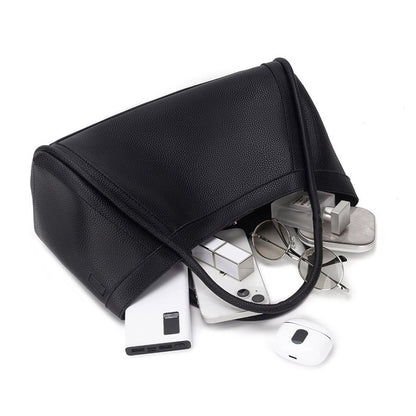 Wanda Leather Tote Bag | Adjustable Shoulder Strap, Versatile Design - Hartwella