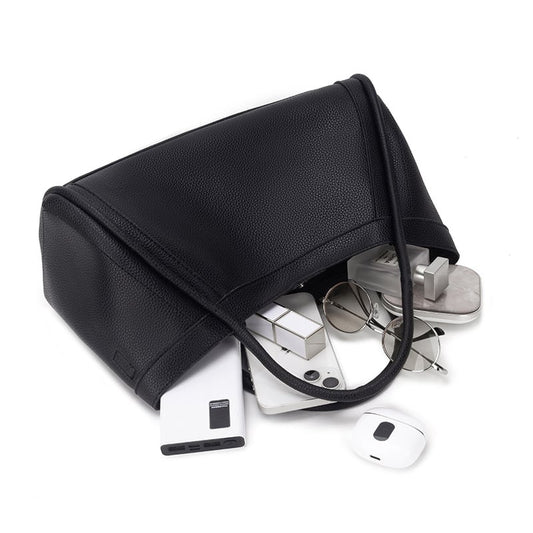 Wanda Leather Tote Bag | Adjustable Shoulder Strap, Versatile Design - Hartwella