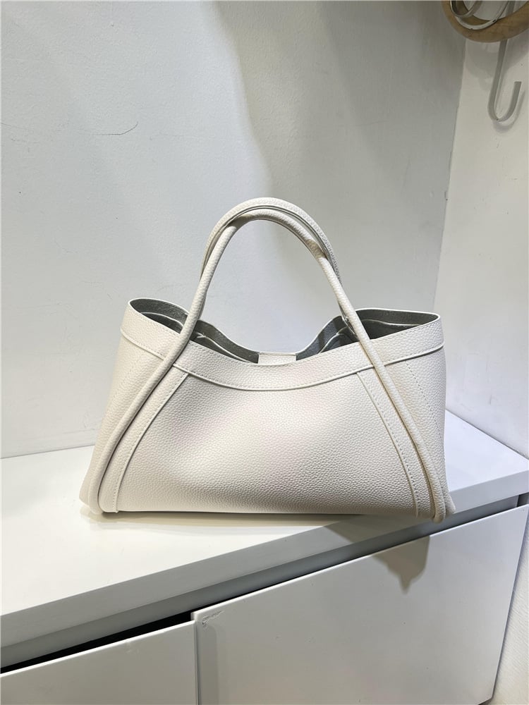 Wanda Leather Tote Bag | Adjustable Shoulder Strap, Versatile Design - Hartwella