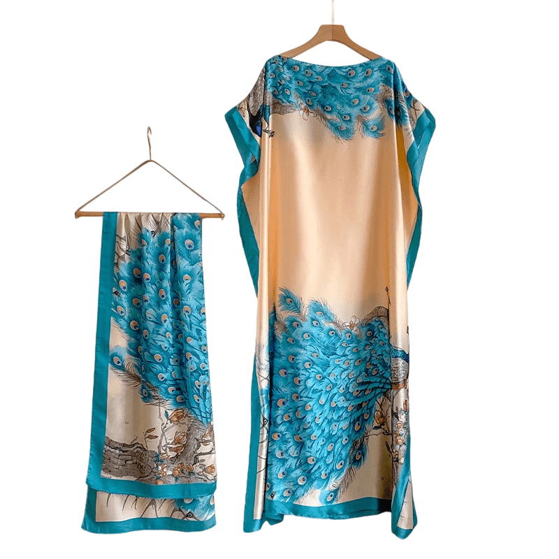 Wanda Maxi Dress | Ethnic Print, Comfortable Long Dress for Women - Hartwella
