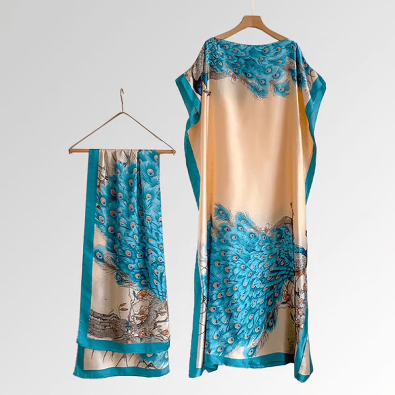 Wanda Maxi Dress | Ethnic Print, Comfortable Long Dress for Women - Hartwella