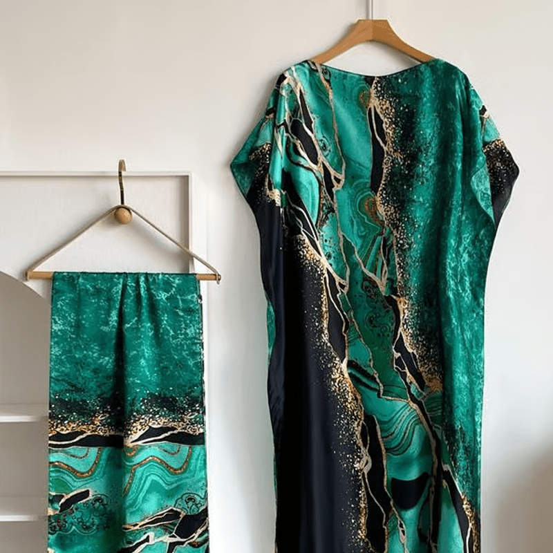 Wanda Maxi Dress | Ethnic Print, Comfortable Long Dress for Women - Hartwella