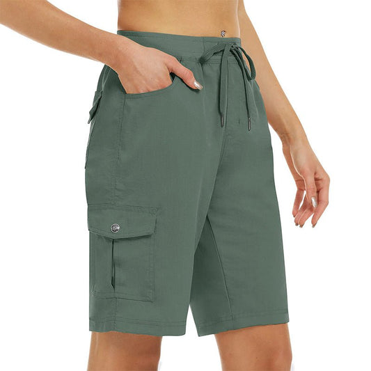 Wander Women's Cargo Shorts | Quick - Dry, UPF 50+, Multiple Pockets - Hartwella