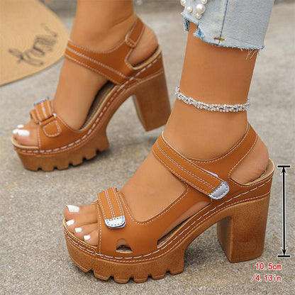 Wander Women's Sandals | Adjustable One - Strap, Platform Design - Hartwella
