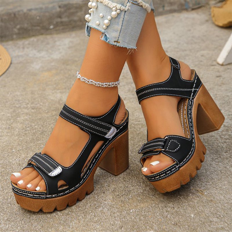Wander Women's Sandals | Adjustable One - Strap, Platform Design - Hartwella