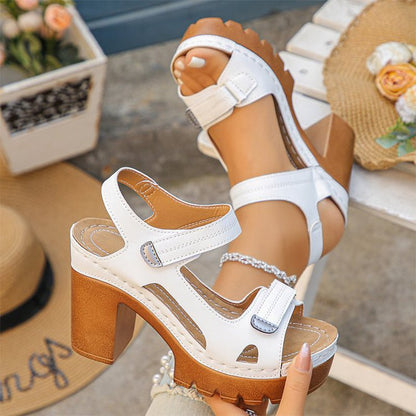 Wander Women's Sandals | Adjustable One - Strap, Platform Design - Hartwella