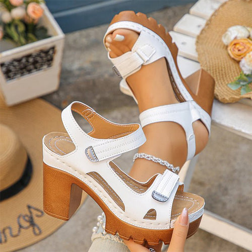 Wander Women's Sandals | Adjustable One - Strap, Platform Design - Hartwella