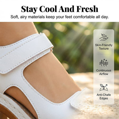 Wander Women's Sandals | Adjustable One - Strap, Platform Design - Hartwella