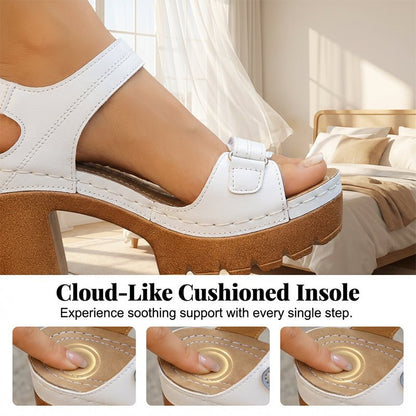 Wander Women's Sandals | Adjustable One - Strap, Platform Design - Hartwella