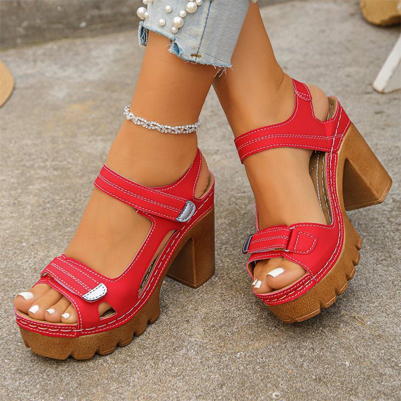Wander Women's Sandals | Adjustable One - Strap, Platform Design - Hartwella