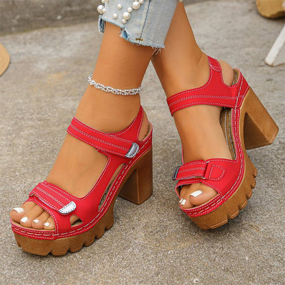Wander Women's Sandals | Adjustable One - Strap, Platform Design - Hartwella