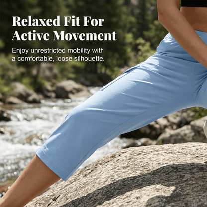 Wanderlust Cargo Capris | Lightweight, Breathable - Hartwella
