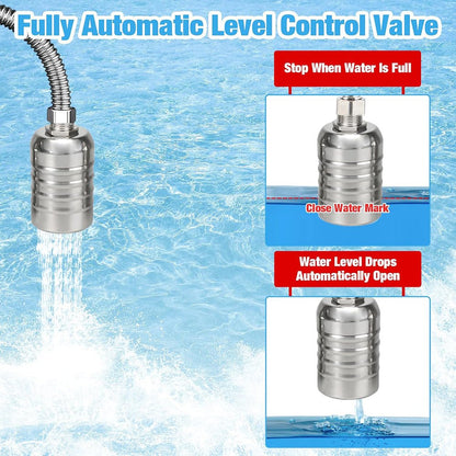 Waver Float Valve | Automatic Water Level Control, Stainless Steel - Hartwella