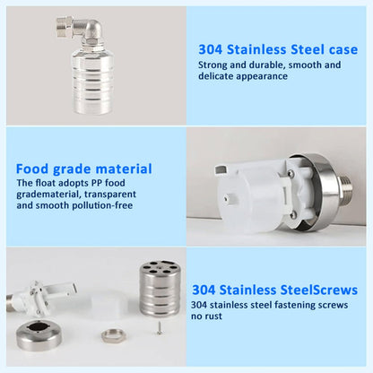Waver Float Valve | Automatic Water Level Control, Stainless Steel - Hartwella