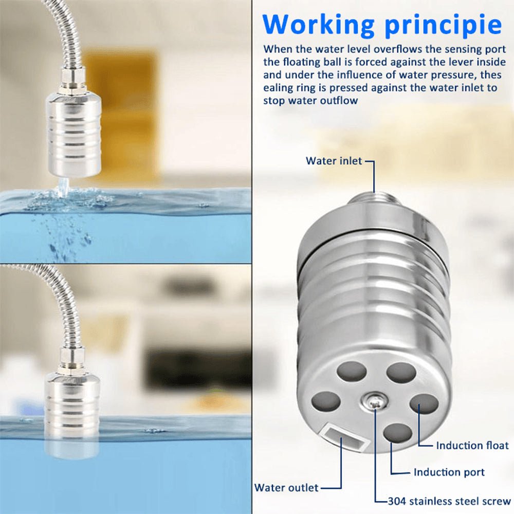 Waver Float Valve | Automatic Water Level Control, Stainless Steel - Hartwella