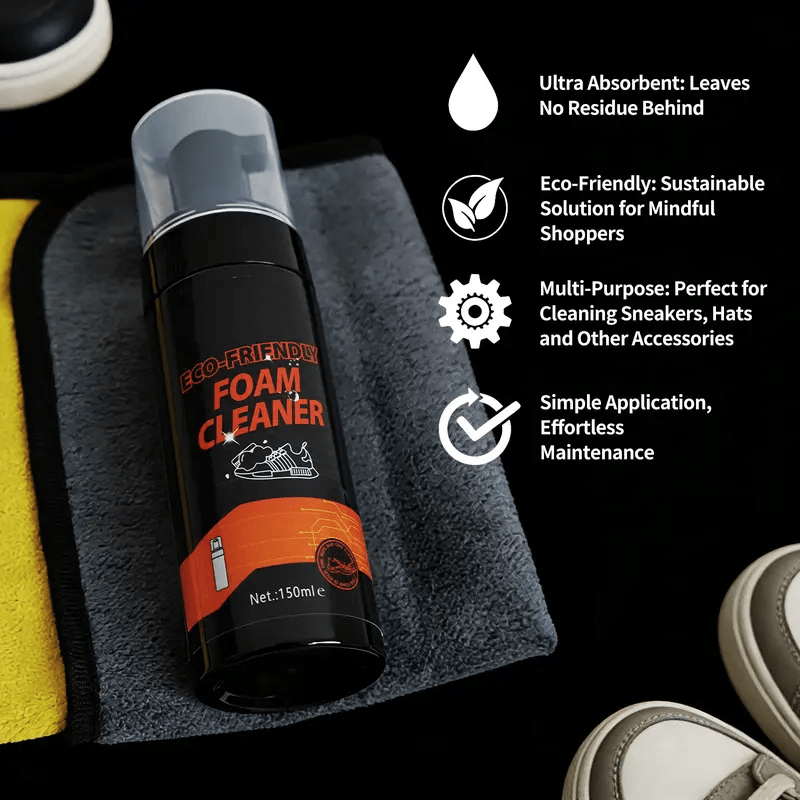 Wavex Shoe Foam Cleaner | Deep Penetrating, Waterless Formula - Hartwella
