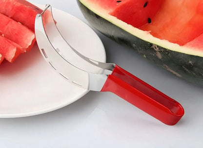 Wavi Watermelon Slicer | High - Quality Stainless Steel, Anti - Slip Handle - Hartwella