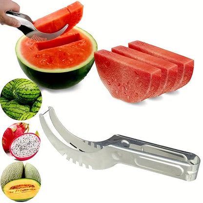 Wavi Watermelon Slicer | High - Quality Stainless Steel, Anti - Slip Handle - Hartwella