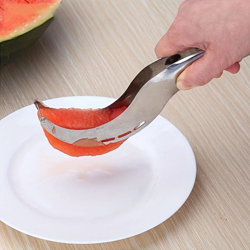 Wavi Watermelon Slicer | High - Quality Stainless Steel, Anti - Slip Handle - Hartwella