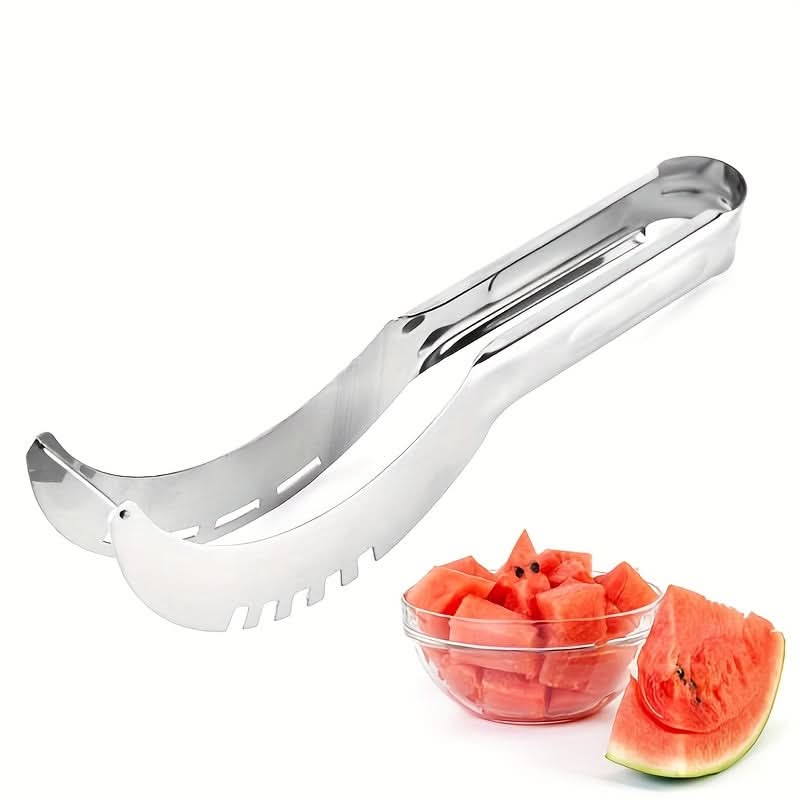 Wavi Watermelon Slicer | High - Quality Stainless Steel, Anti - Slip Handle - Hartwella