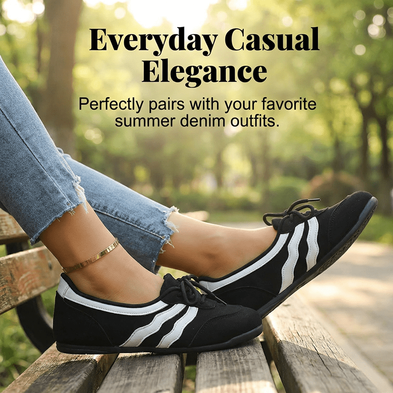 Wavy Sneakers | Retro - Inspired Design, Comfortable Fit - Hartwella
