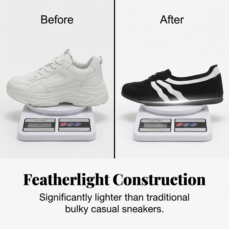 Wavy Sneakers | Retro - Inspired Design, Comfortable Fit - Hartwella