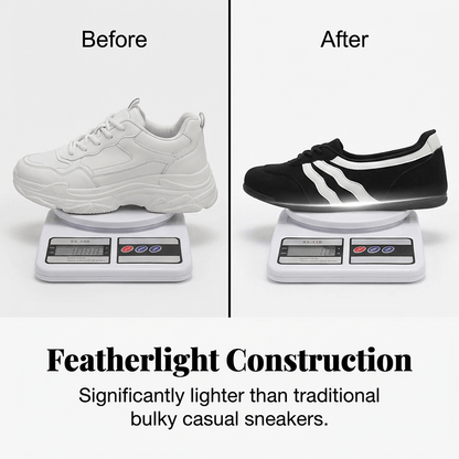 Wavy Sneakers | Retro - Inspired Design, Comfortable Fit - Hartwella